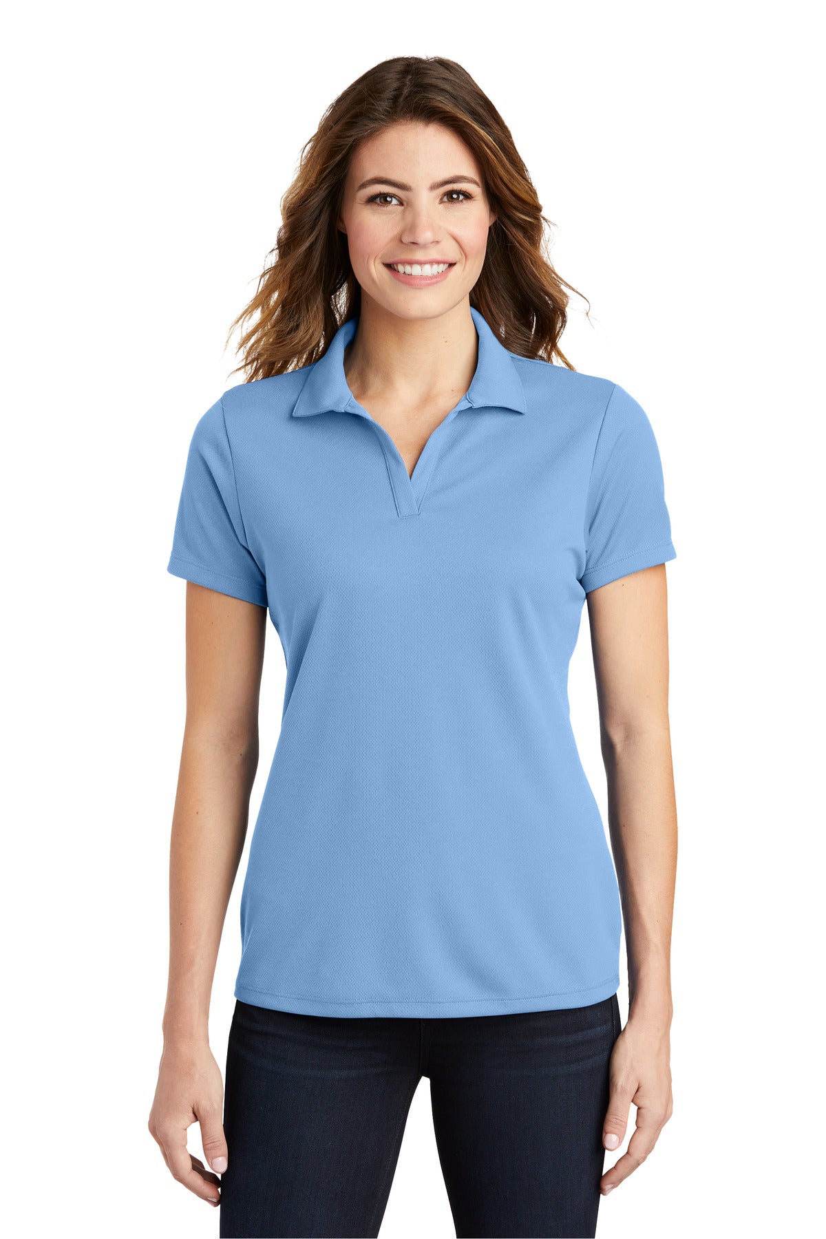 Sport-Tek- Sport-Tek® Women's PosiCharge® RacerMesh® Polo. LST640-Medtech- 3