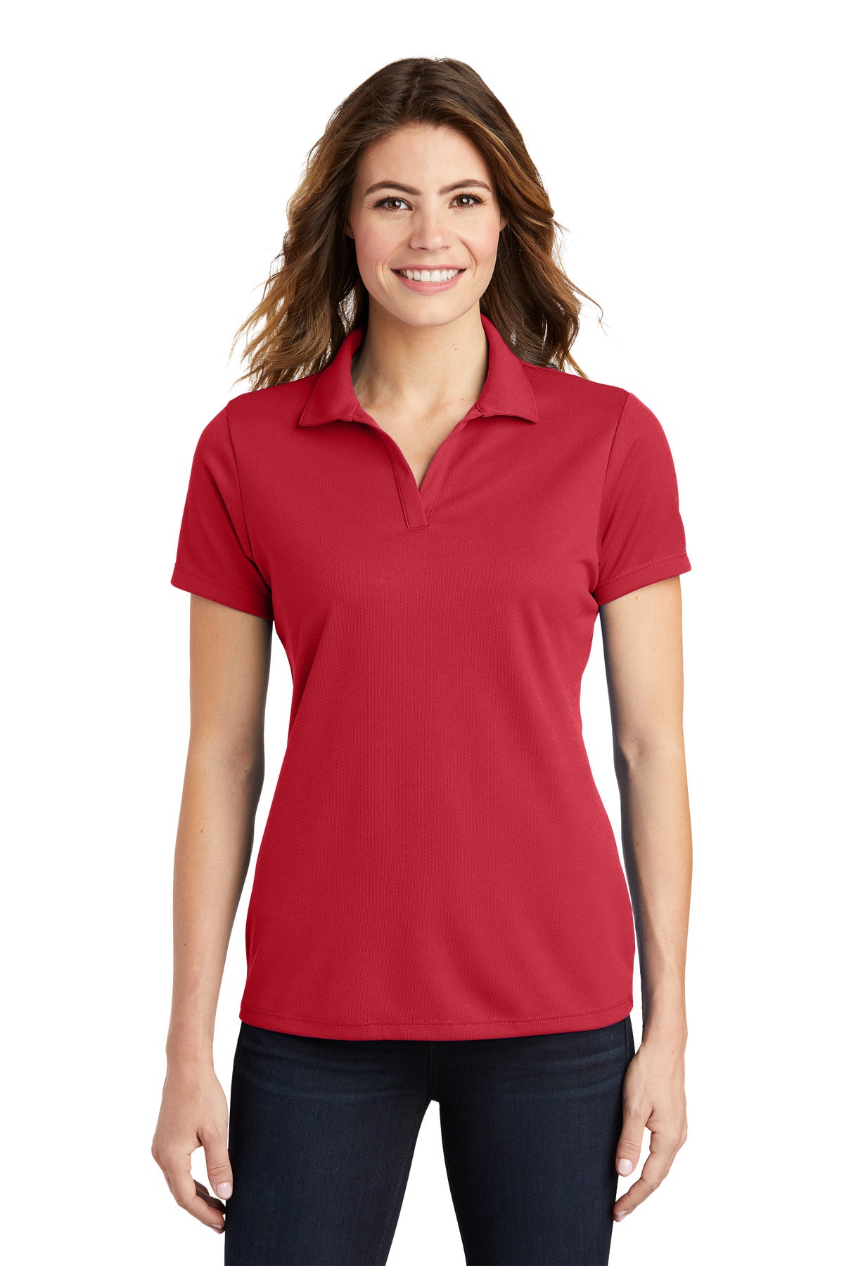 Sport-Tek- Sport-Tek® Women's PosiCharge® RacerMesh® Polo. LST640-Medtech- 17