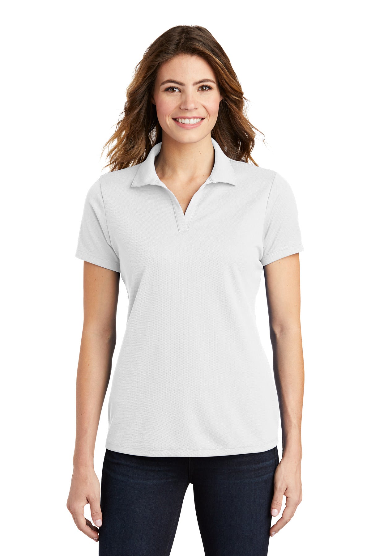 Sport-Tek- Sport-Tek® Women's PosiCharge® RacerMesh® Polo. LST640-Medtech- 19