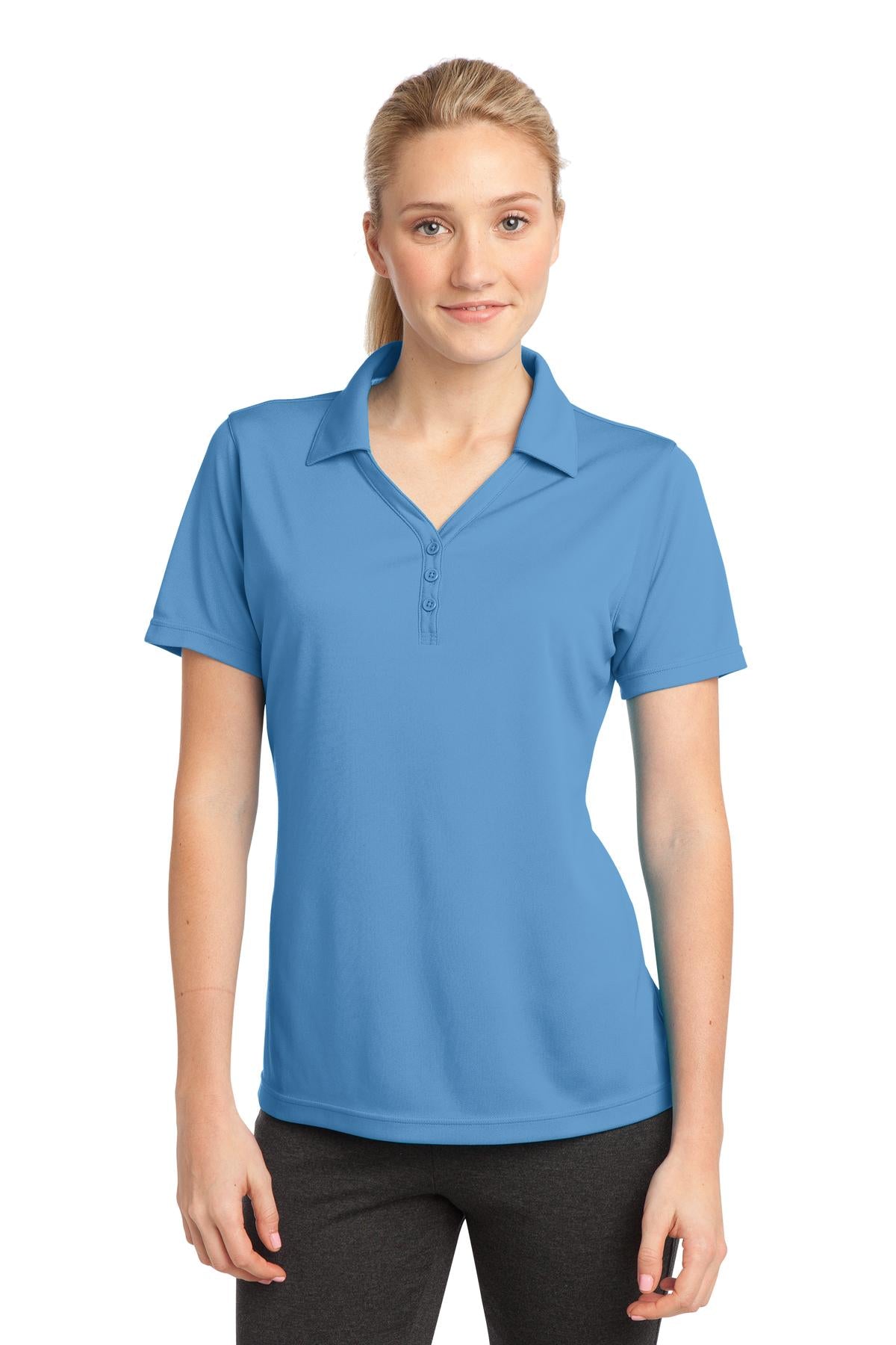 Sport-Tek- Sport-Tek® Women's PosiCharge® Micro-Mesh Polo. LST680-Medtech- 3