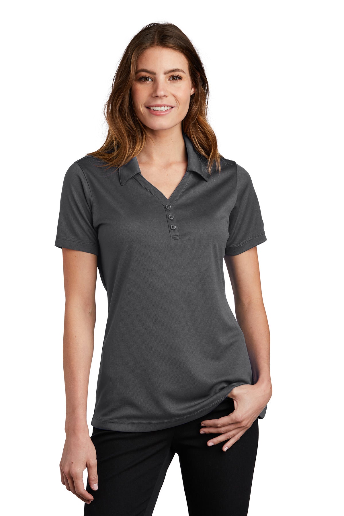 Sport-Tek- Sport-Tek® Women's PosiCharge® Micro-Mesh Polo. LST680-Medtech- 4