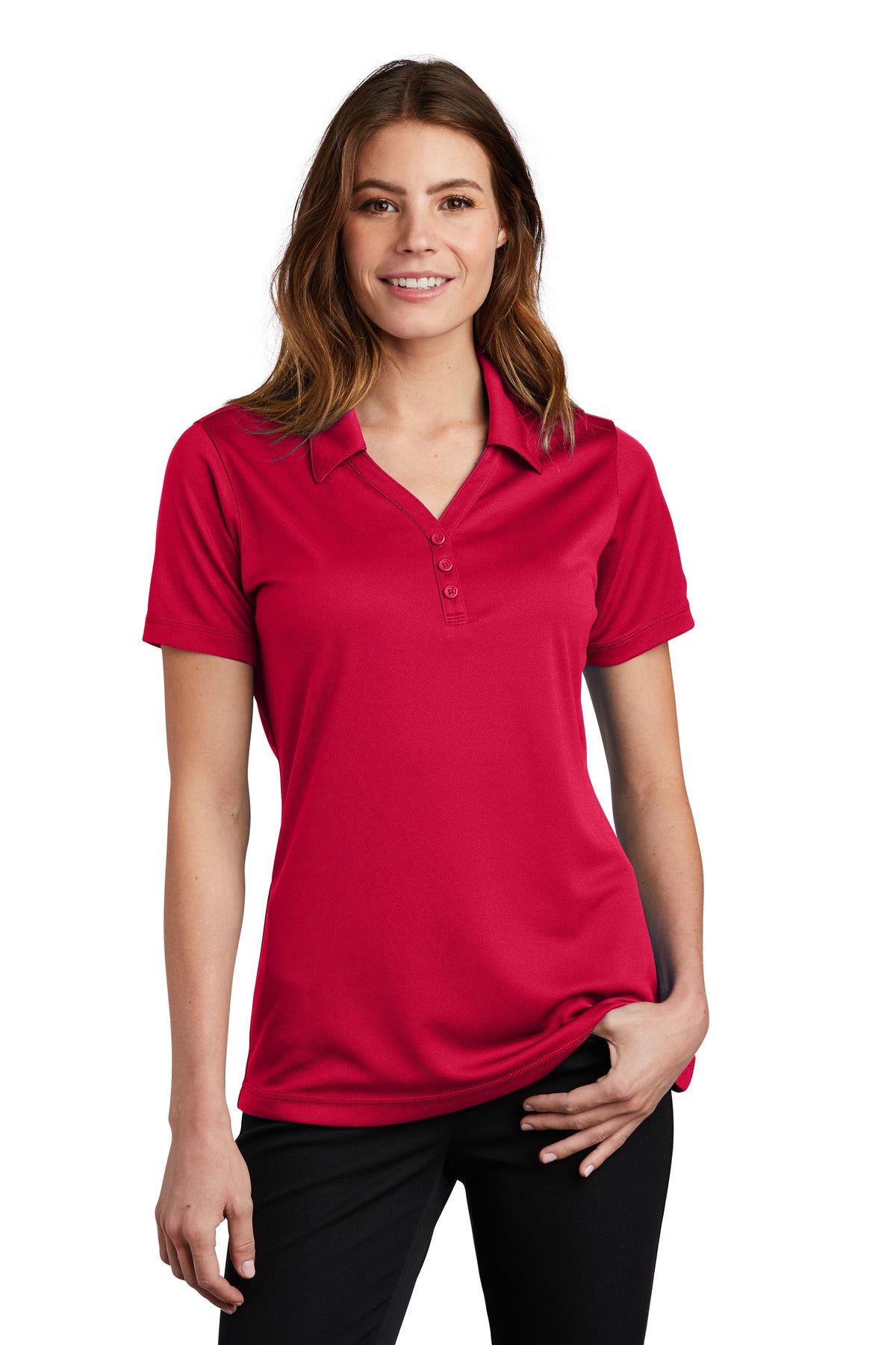 Sport-Tek- Sport-Tek® Women's PosiCharge® Micro-Mesh Polo. LST680-Medtech- 7