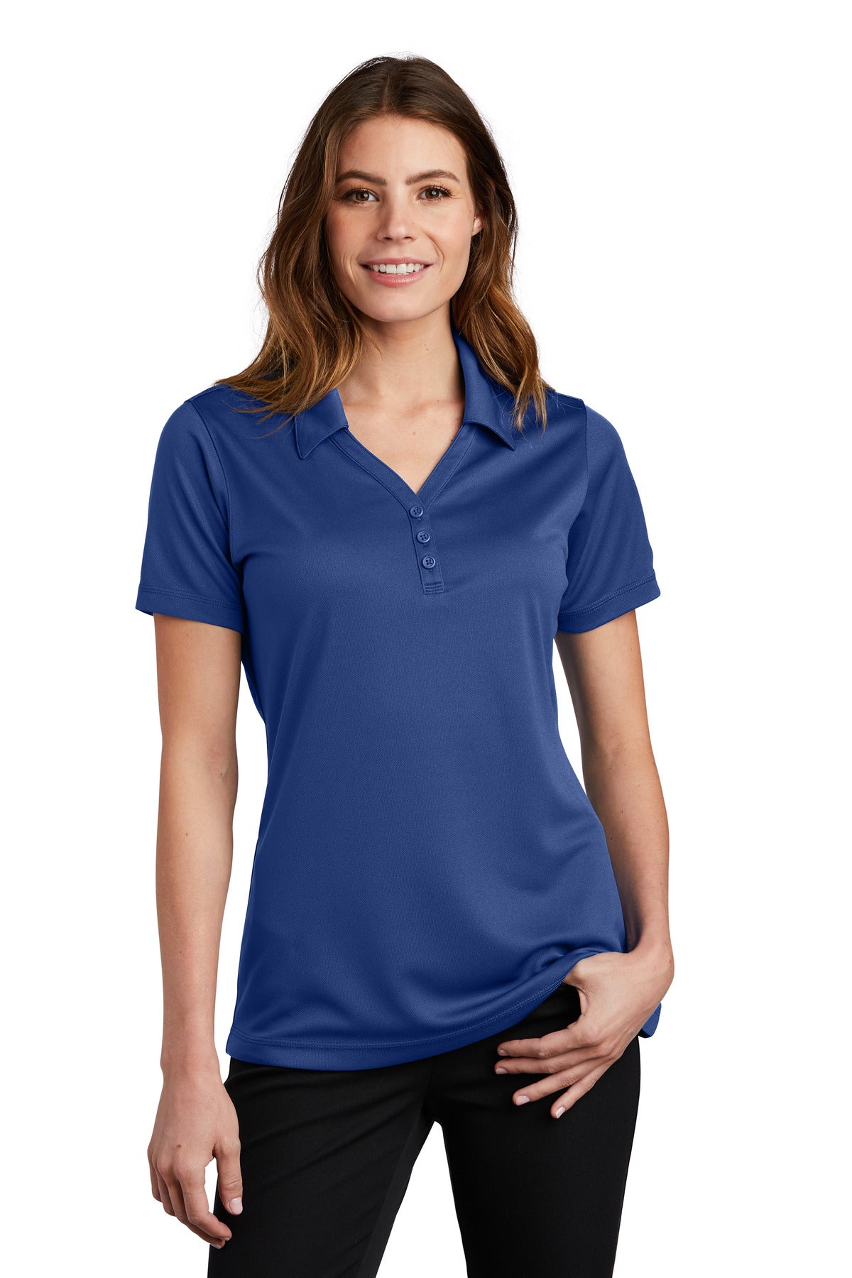 Sport-Tek- Sport-Tek® Women's PosiCharge® Micro-Mesh Polo. LST680-Medtech- 8