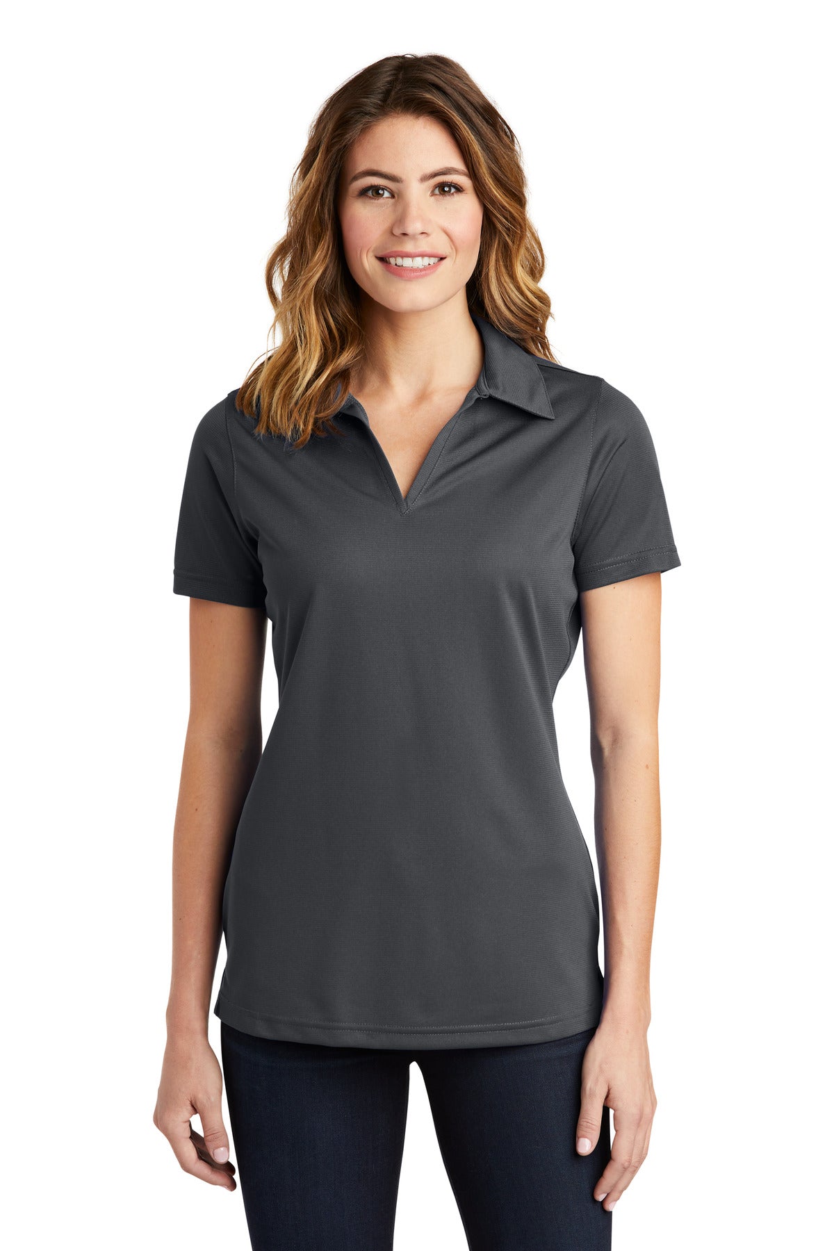 Sport-Tek- Sport-Tek® Women's PosiCharge® Active Textured Polo. LST690-Medtech- 2