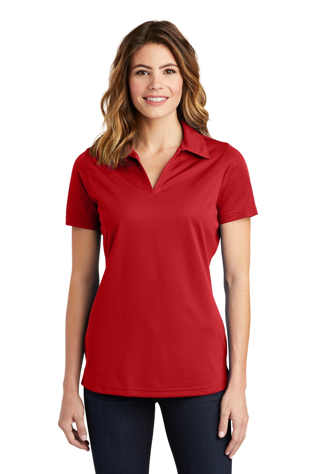 Sport-Tek- Sport-Tek® Women's PosiCharge® Active Textured Polo. LST690-Medtech- 6