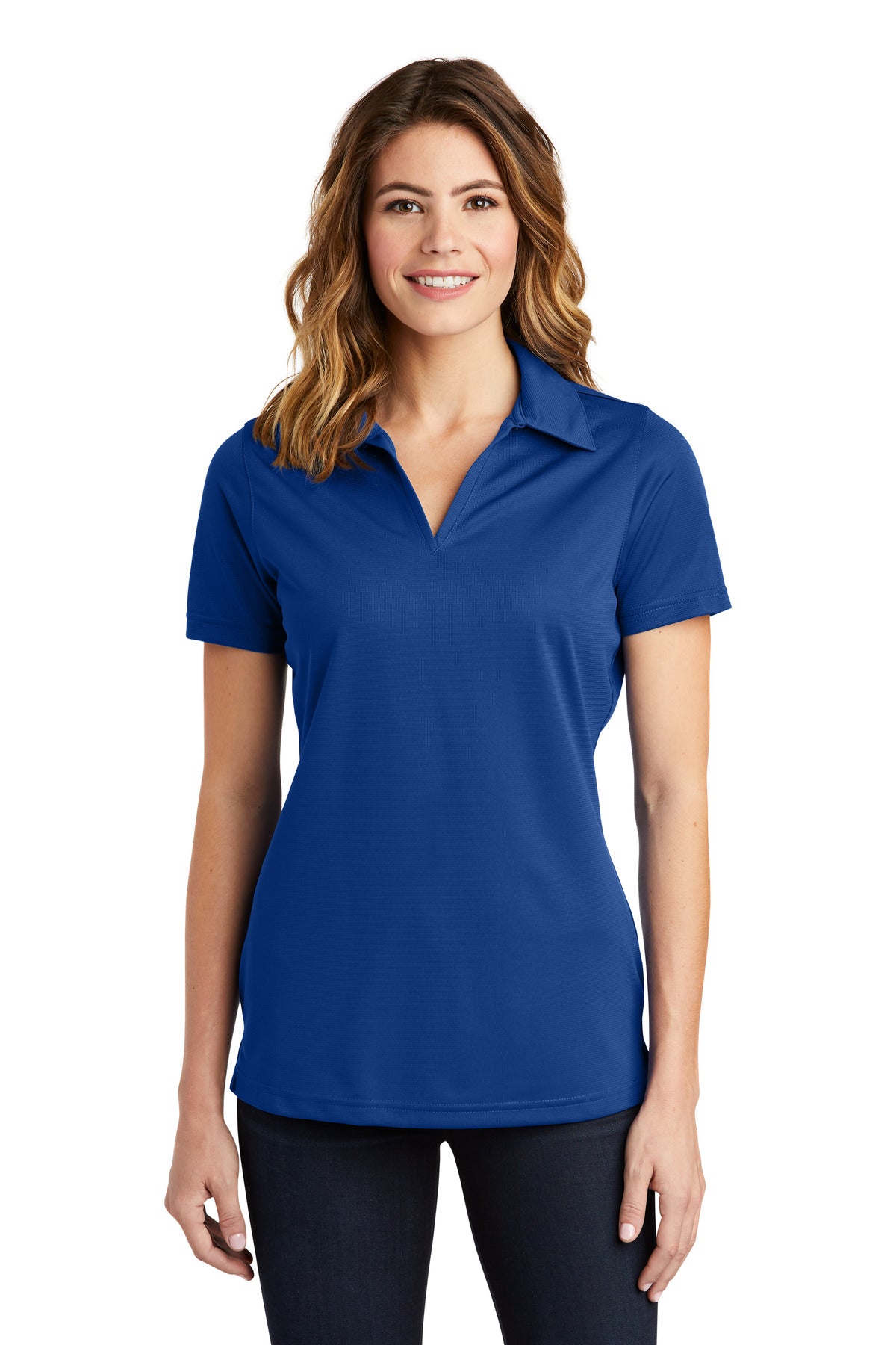 Sport-Tek- Sport-Tek® Women's PosiCharge® Active Textured Polo. LST690-Medtech- 7