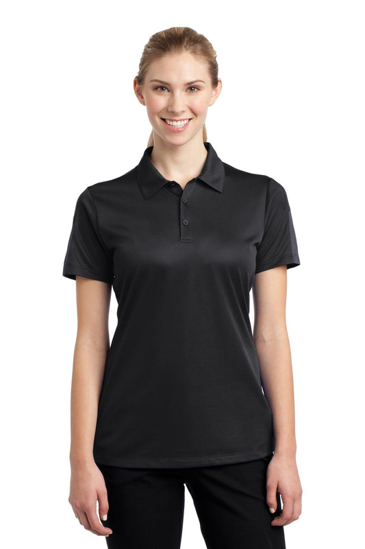 Sport-Tek- Sport-Tek® Women's PosiCharge® Active Textured Colorblock Polo. LST695-Medtech- 1