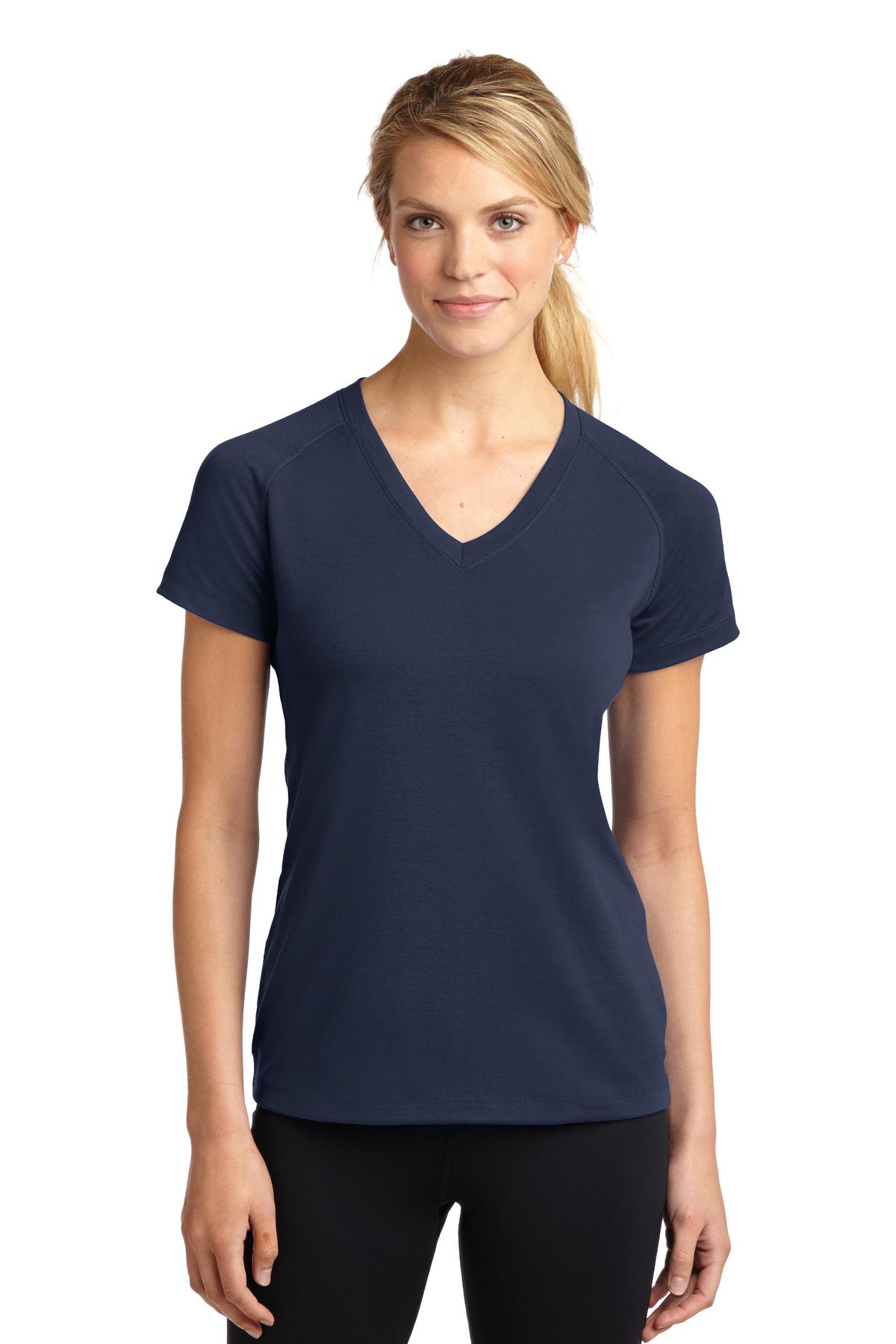 Sport-Tek- Sport-Tek® Women's Ultimate Performance V-Neck. LST700-Medtech- 4