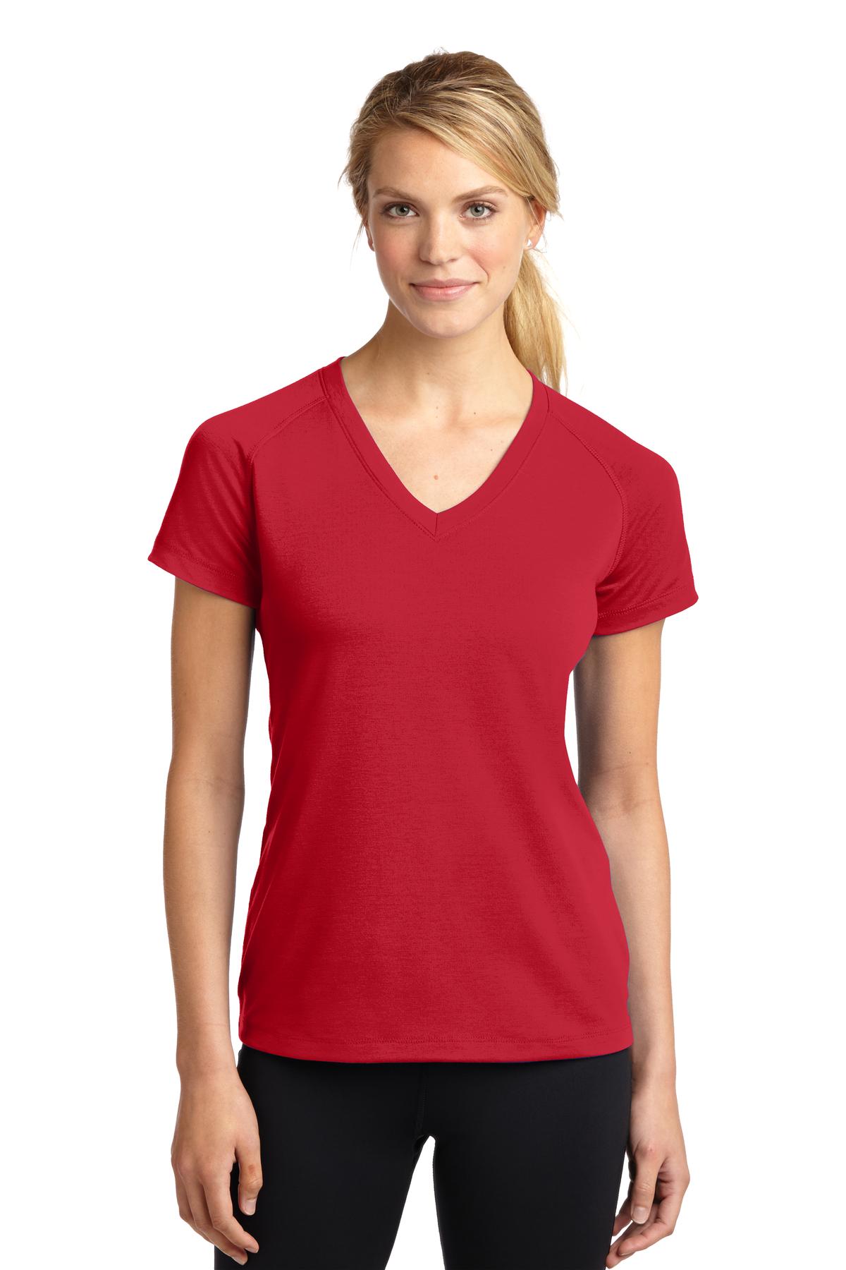 Sport-Tek- Sport-Tek® Women's Ultimate Performance V-Neck. LST700-Medtech- 5