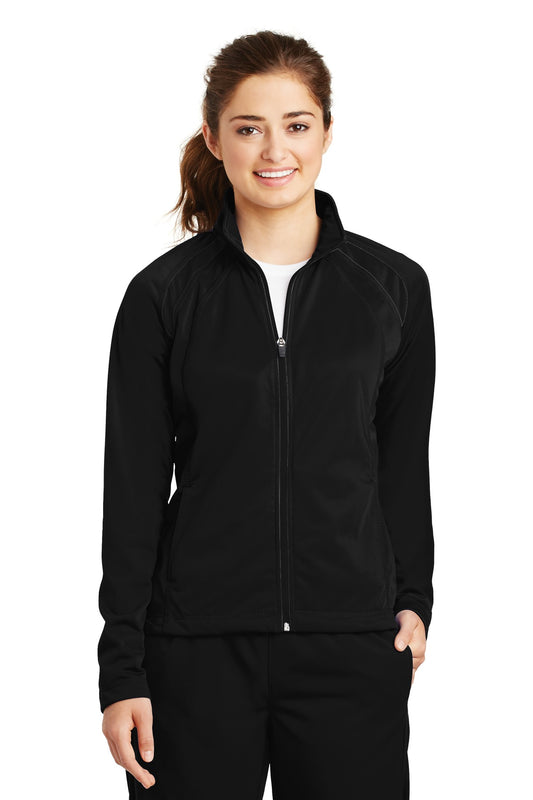 Sport-Tek- Sport-Tek® Women's Tricot Track Jacket. LST90-Medtech- 1