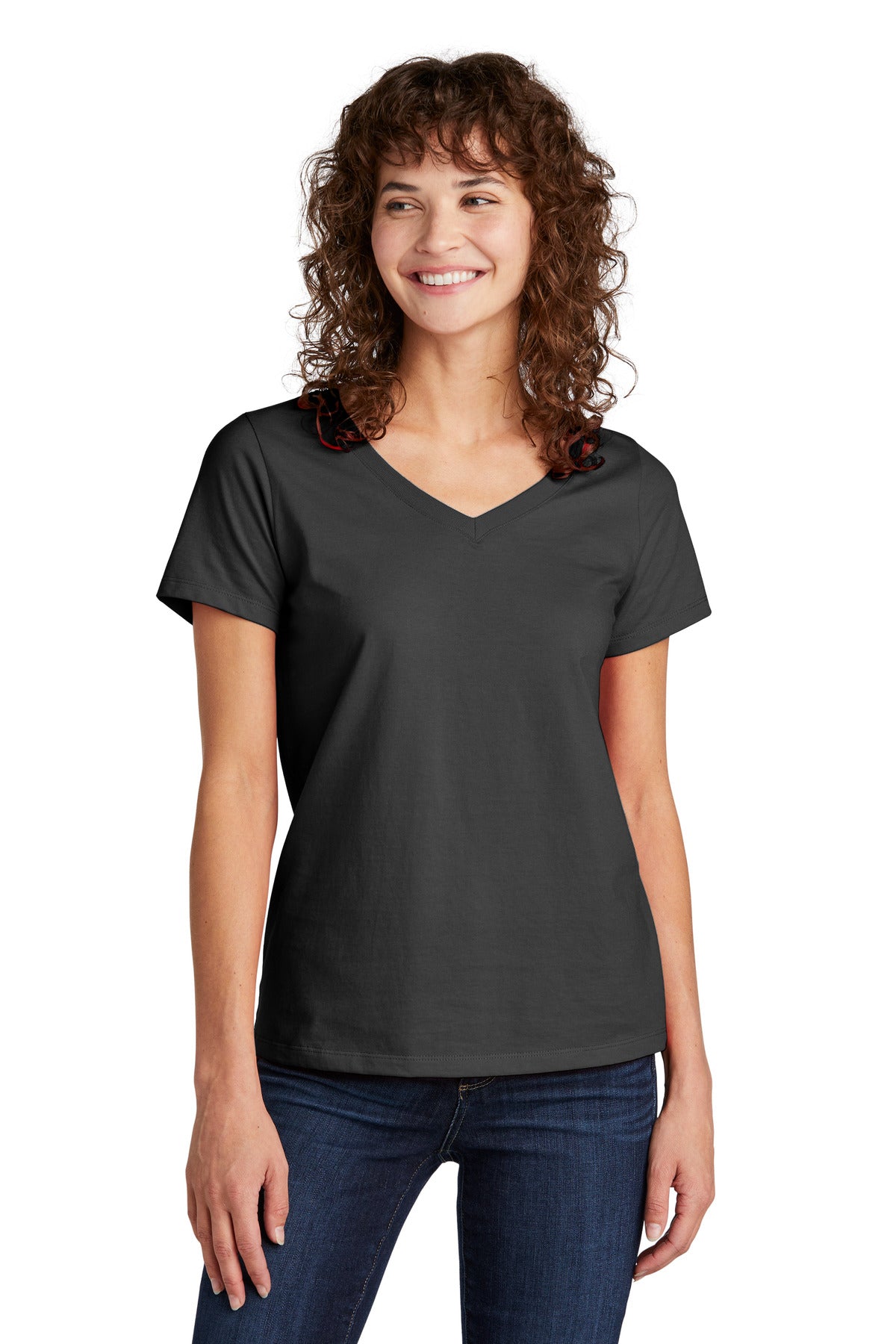 Volunteer Knitwear- Volunteer Knitwear™ Women's Daily V-Neck Tee LVL45V-Medtech- 3