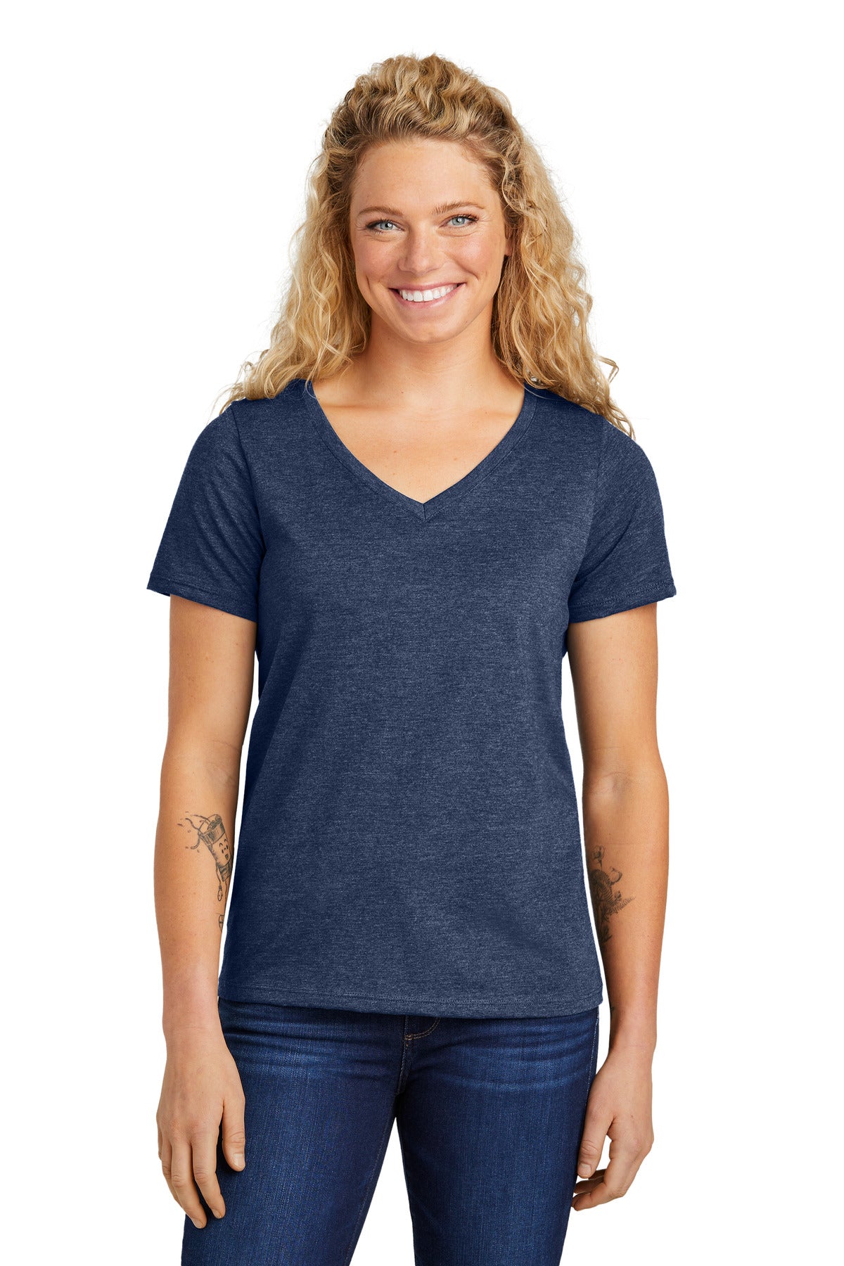 Volunteer Knitwear- Volunteer Knitwear™ Women's Daily V-Neck Tee LVL45V-Medtech- 4