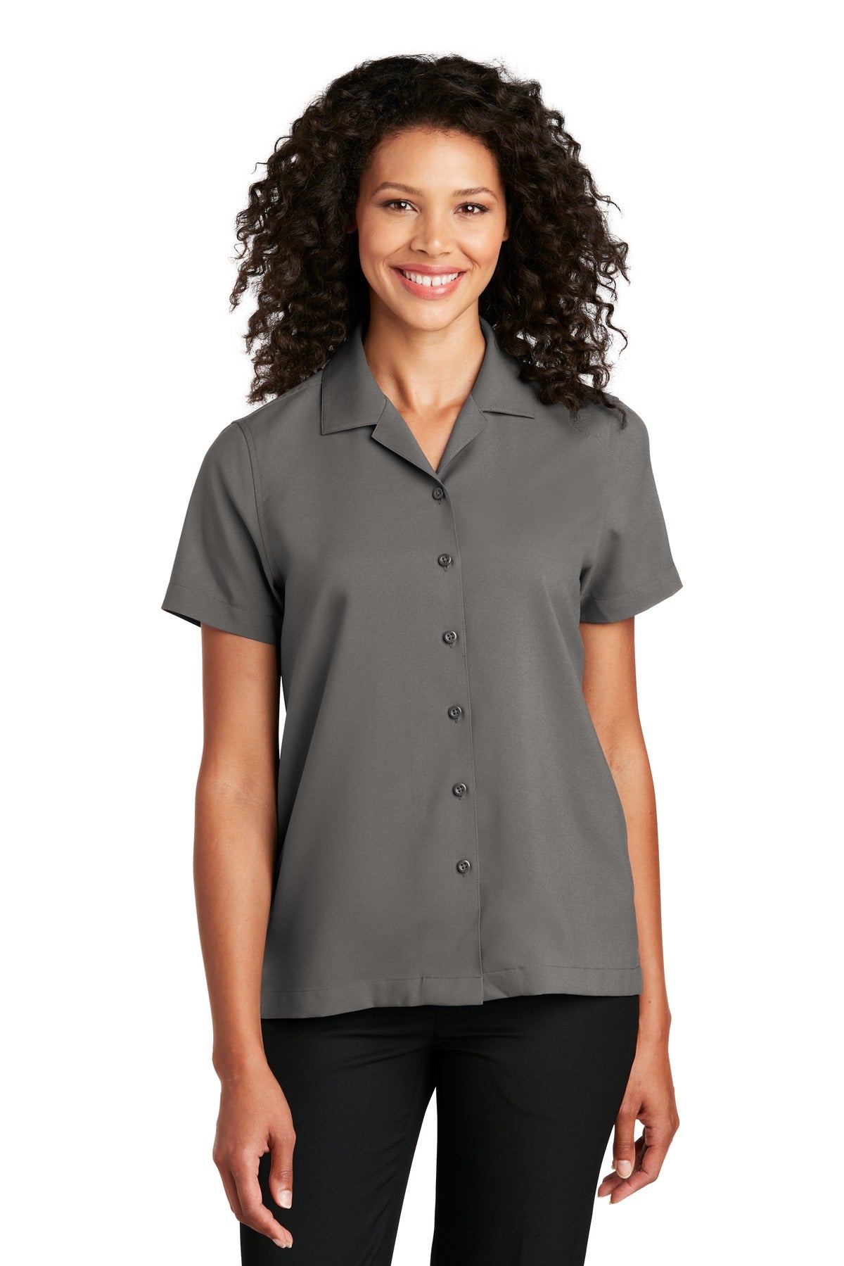 Port Authority- Port Authority® Women's Short Sleeve Performance Staff Shirt LW400-Medtech- 3