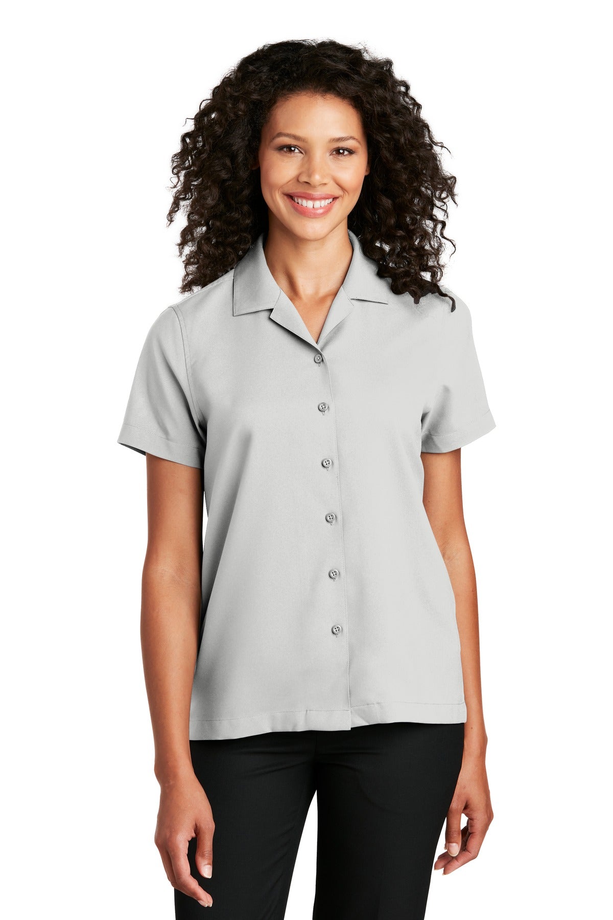 Port Authority- Port Authority® Women's Short Sleeve Performance Staff Shirt LW400-Medtech- 4