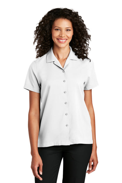 Port Authority- Port Authority® Women's Short Sleeve Performance Staff Shirt LW400-Medtech- 7