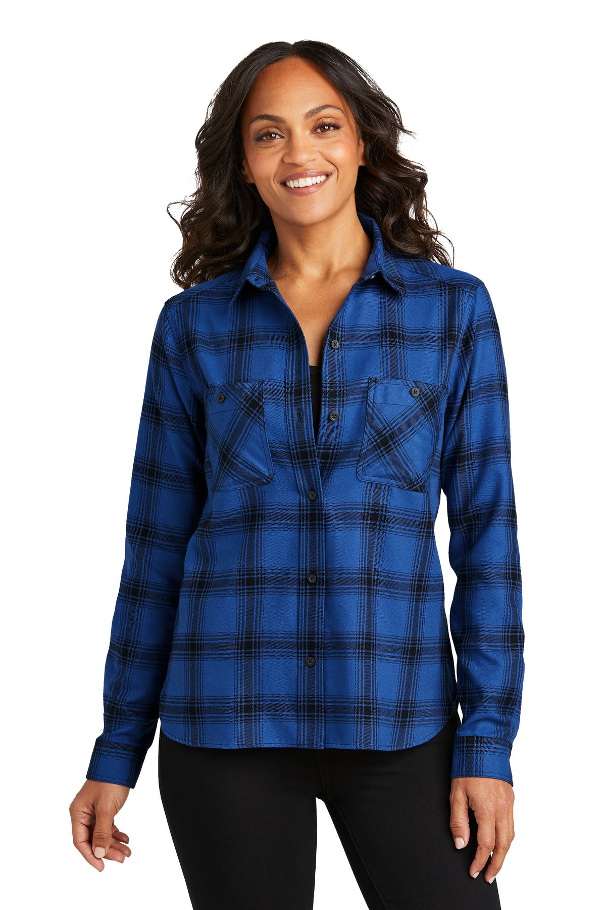 Port Authority- Port Authority® Women's Plaid Flannel Shirt LW669-Medtech- 5