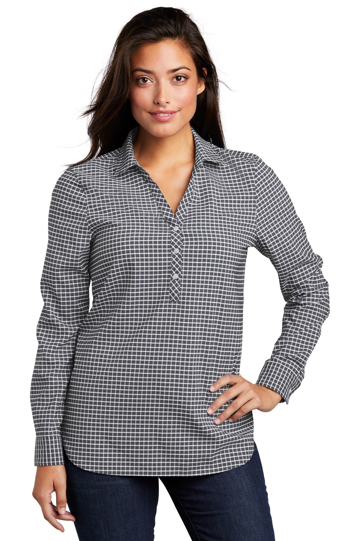 Port Authority- Port Authority ® Ladies City Stretch Tunic LW680-Medtech- 2