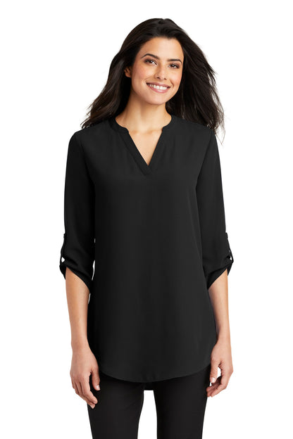 Port Authority- Port Authority® Women's 3/4-Sleeve Tunic Blouse. LW701-Medtech- 1