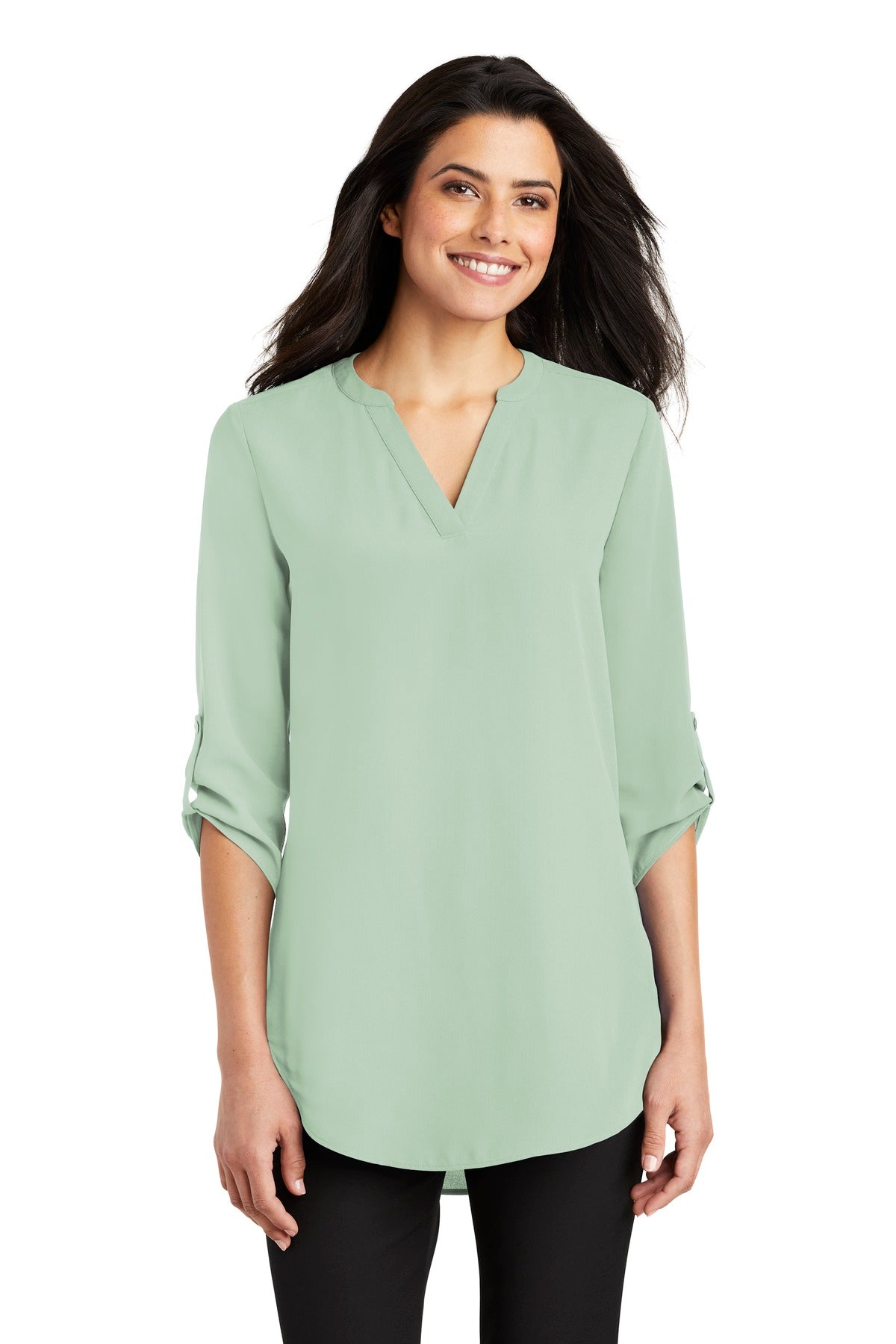 Port Authority- Port Authority® Women's 3/4-Sleeve Tunic Blouse. LW701-Medtech- 4