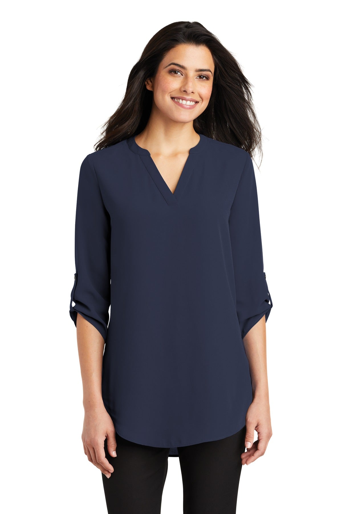 Port Authority- Port Authority® Women's 3/4-Sleeve Tunic Blouse. LW701-Medtech- 8