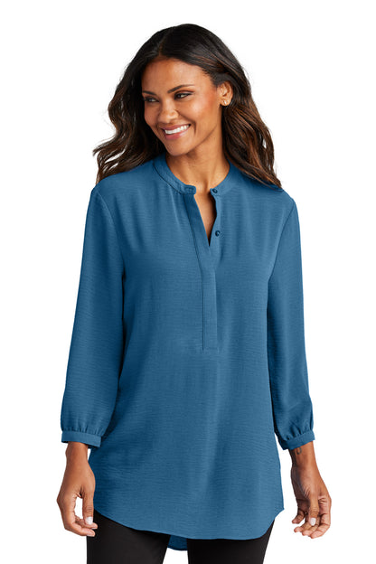 Port Authority- Port Authority® Women's 3/4-Sleeve Textured Crepe Tunic LW713-Medtech- 1