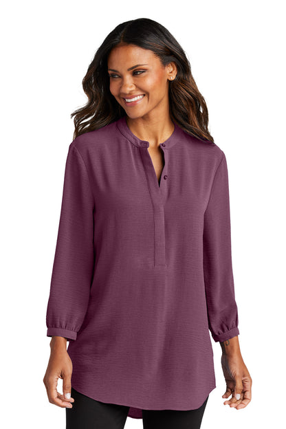 Port Authority- Port Authority® Women's 3/4-Sleeve Textured Crepe Tunic LW713-Medtech- 4