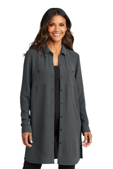 Port Authority- Port Authority® Women's Textured Crepe Long Tunic LW715-Medtech- 2