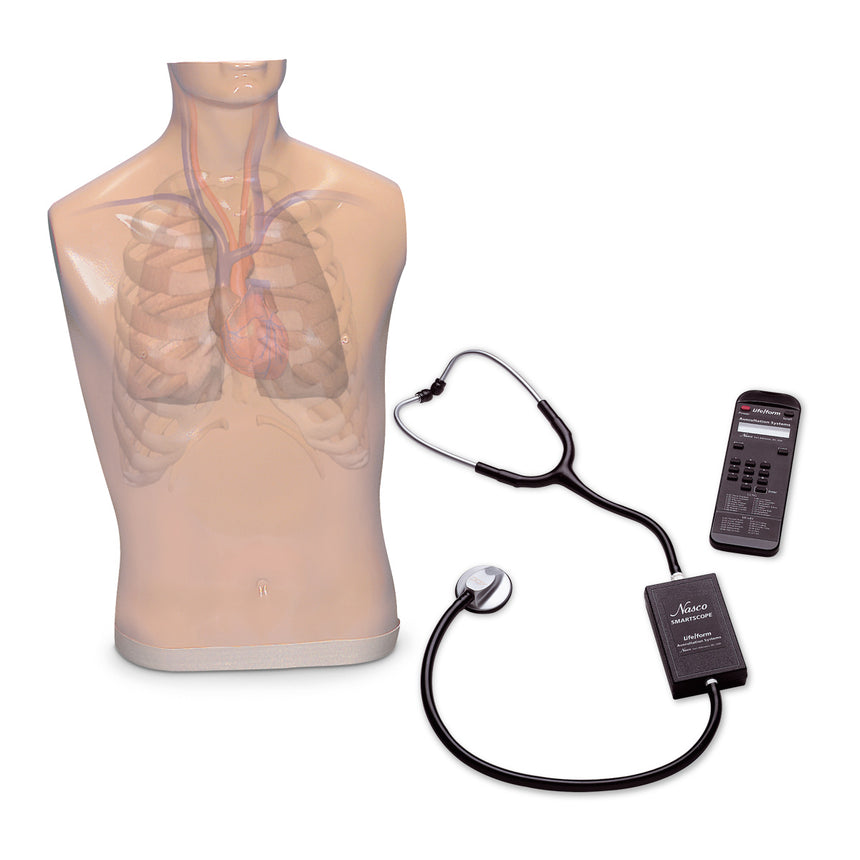  Nasco Healthcare-Life/form® Auscultation Trainer and Smartscope and Amplifier/Speaker System-MedTech-1