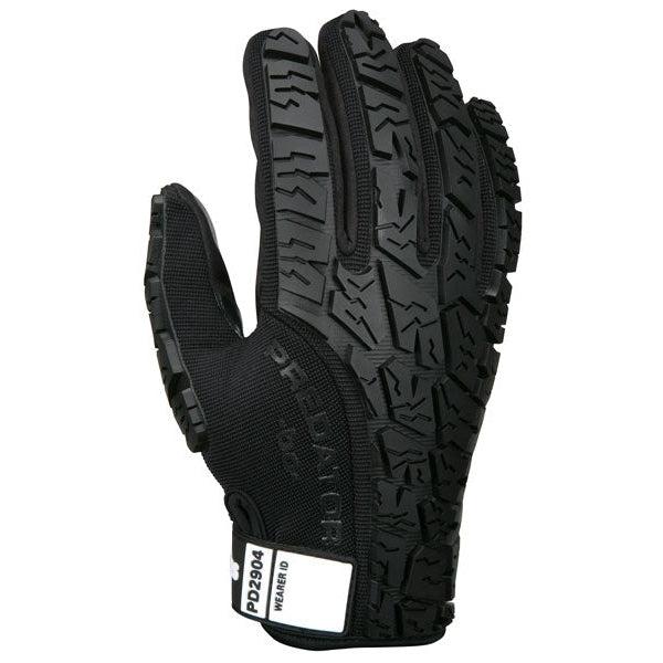 MCR Safety Predator Gloves Black Synthetic Large - 1 Dozen