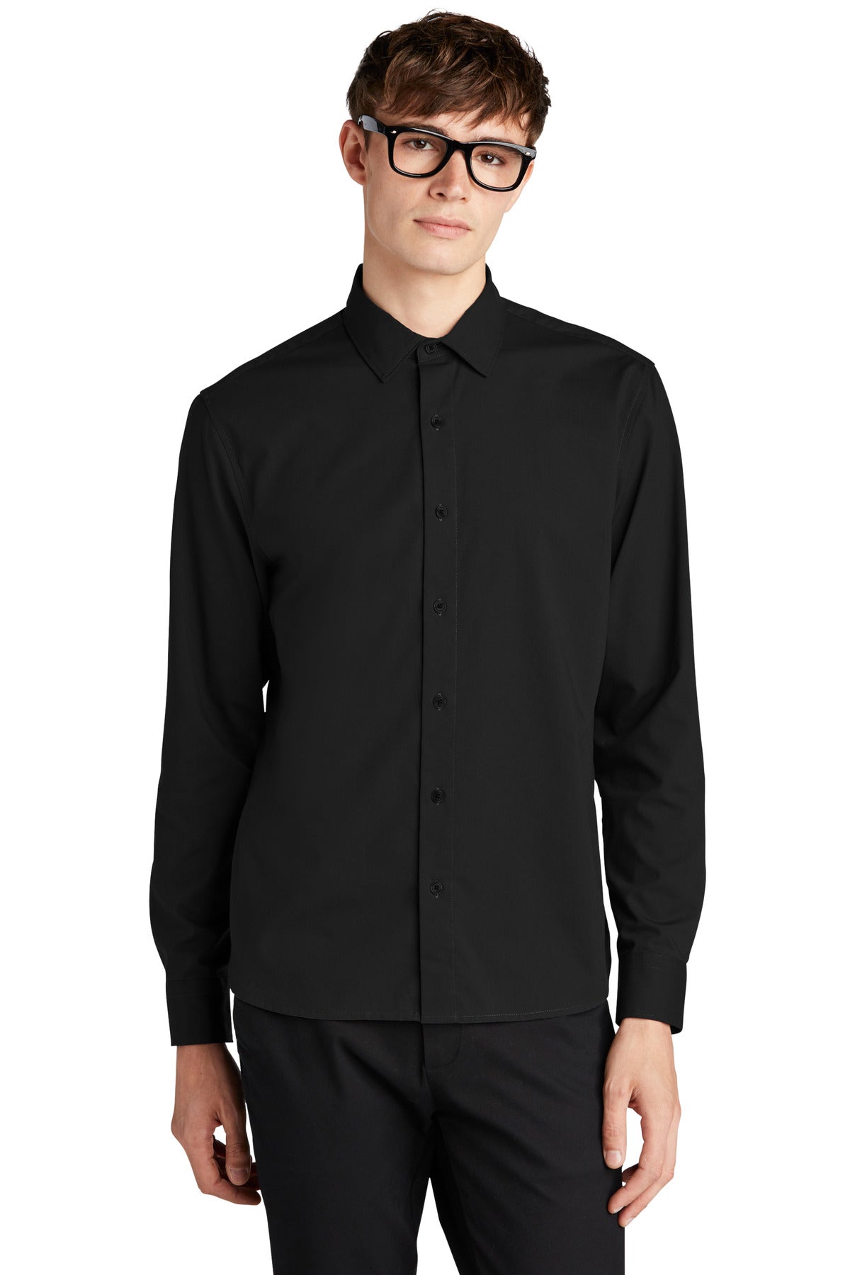 Mercer+Mettle- Mercer+Mettle® Long Sleeve Stretch Woven Shirt MM2000-Medtech- 3