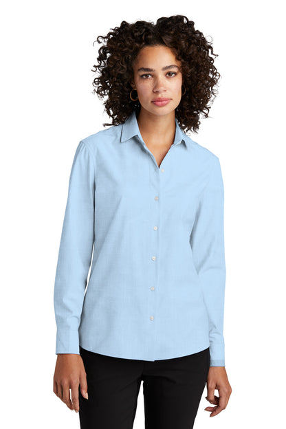 Mercer+Mettle- Mercer+Mettle® Women's Long Sleeve Stretch Woven Shirt MM2001-Medtech- 1