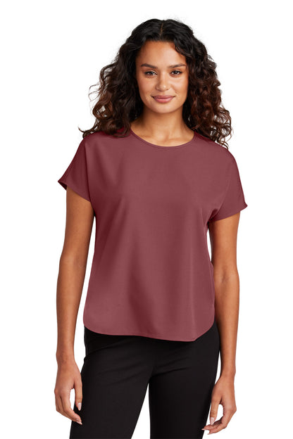 Mercer+Mettle- Mercer+Mettle® Women's Stretch Crepe Crew MM2015-Medtech- 4