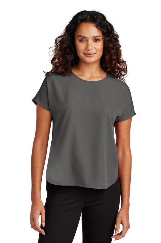 Mercer+Mettle- Mercer+Mettle® Women's Stretch Crepe Crew MM2015-Medtech- 1