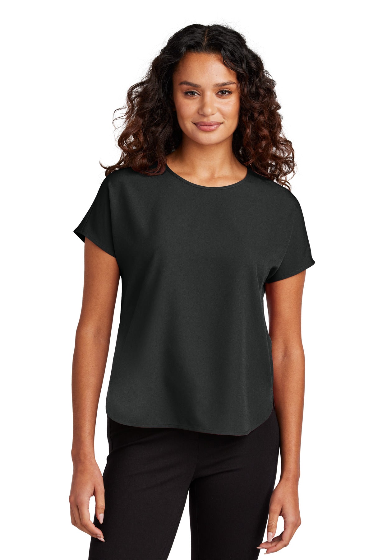 Mercer+Mettle- Mercer+Mettle® Women's Stretch Crepe Crew MM2015-Medtech- 2