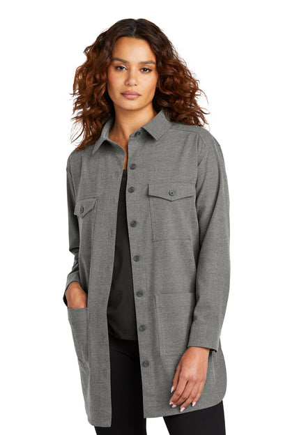 Mercer+Mettle- Mercer+Mettle® Women's Long Sleeve Twill Overshirt MM2021-Medtech- 2