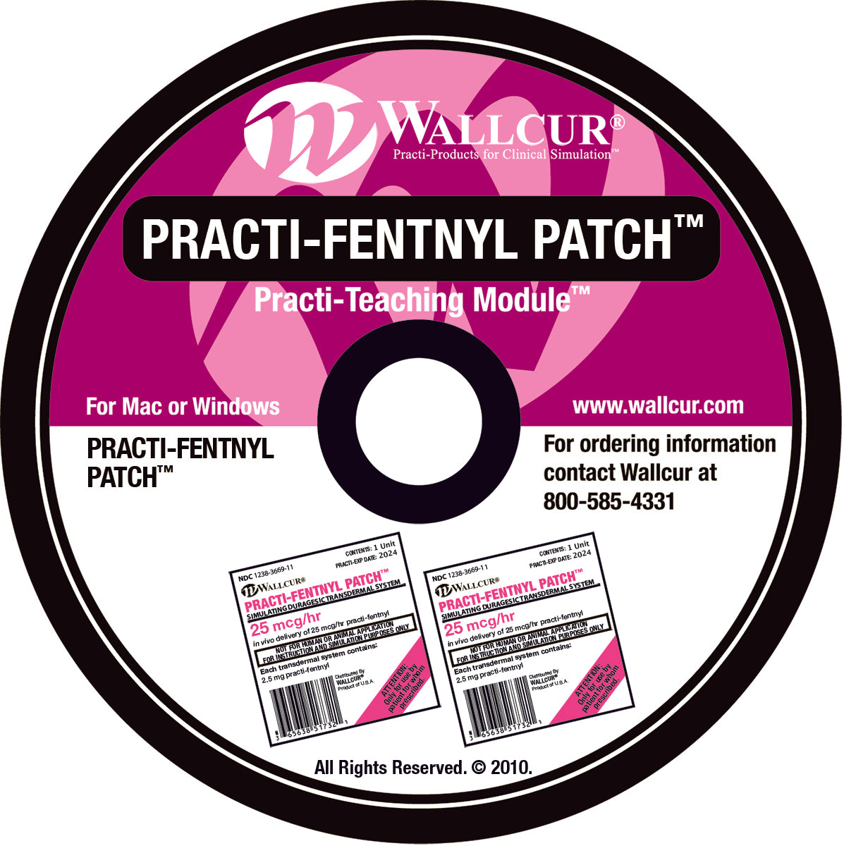 Wallcur- Practi-Fentanyl Patch Teaching Module-Medtech- 1