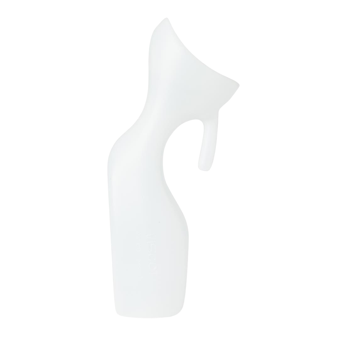 Medegan Medical Female Urinal, Translucent, 1,000cc