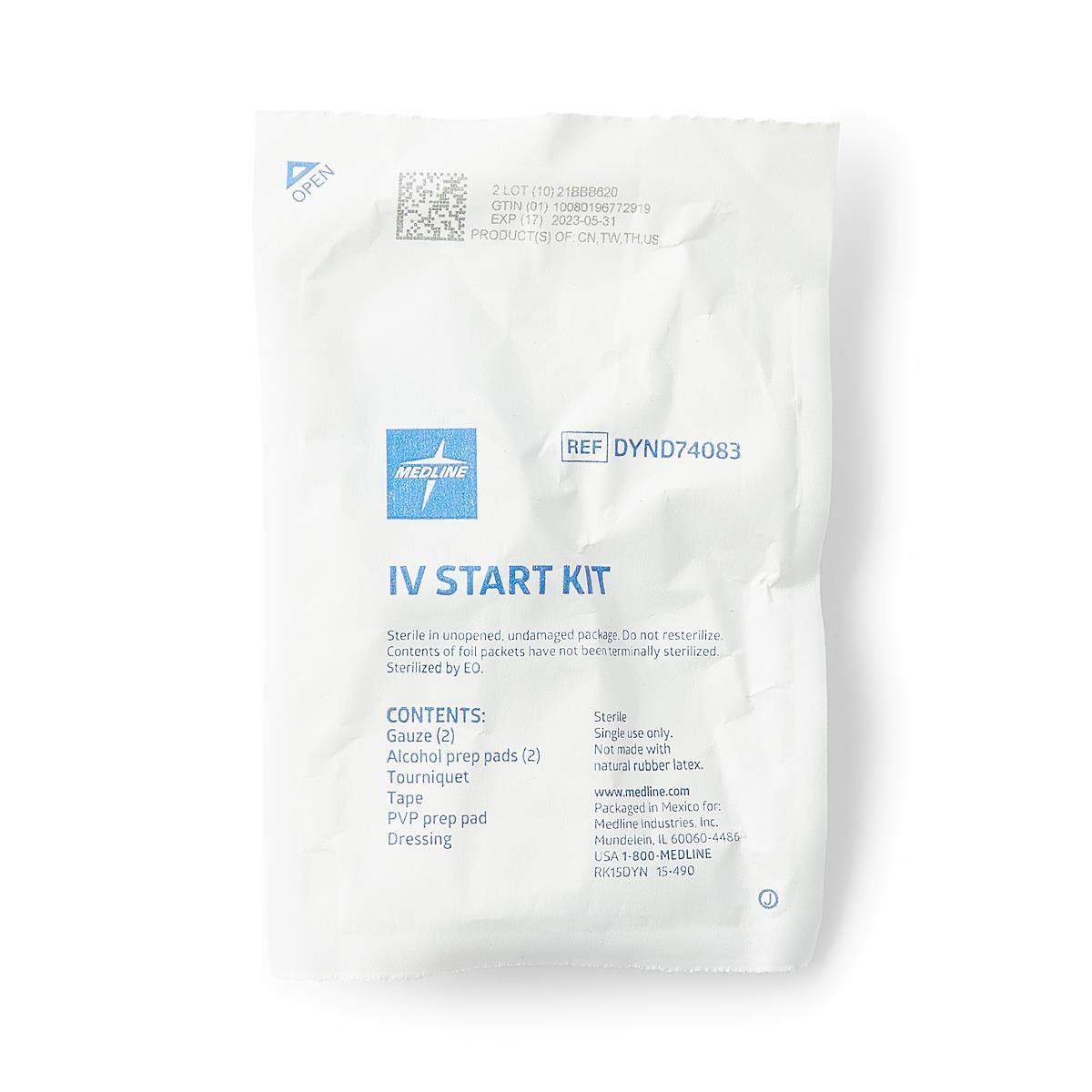 Medline® IV Start Kit with Alcohol