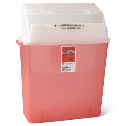 Medline® Wall-Mount Sharps Container, Multiple Sizes