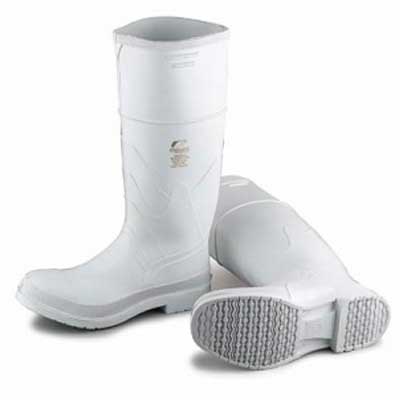 Men's White PVC Boot