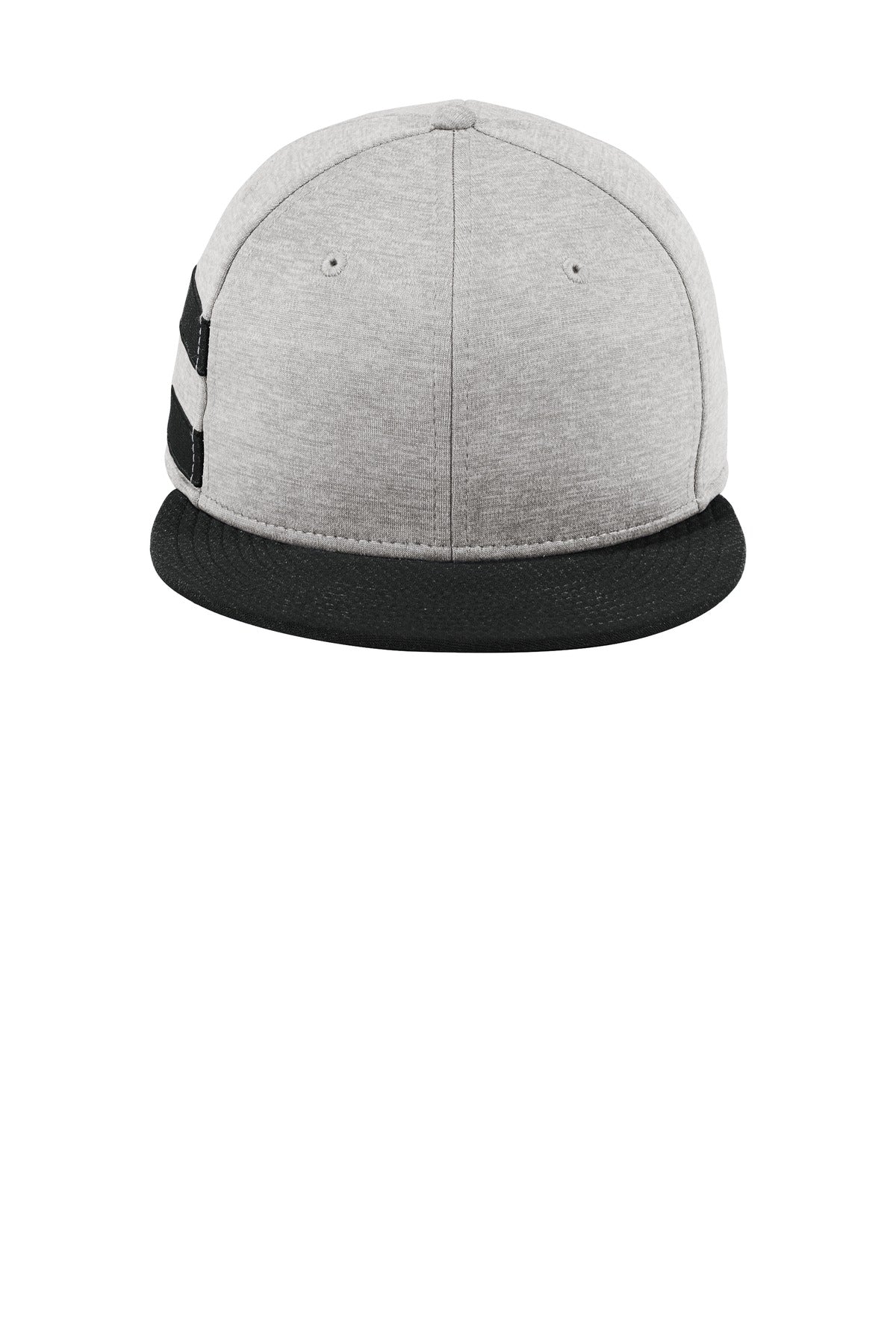 New Era- New Era ® Shadow Heather Striped Flat Bill Snapback Cap NE408-Medtech- 4