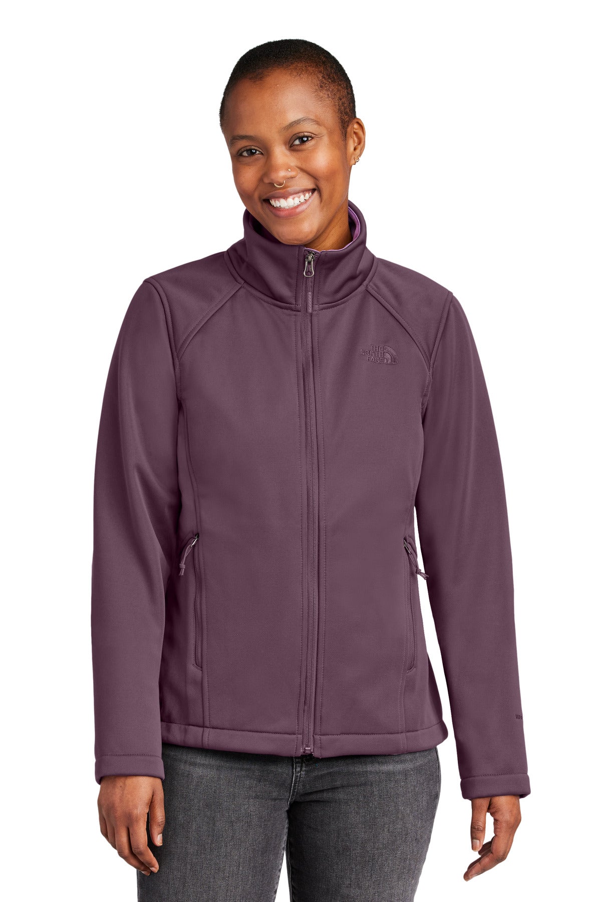 The North Face- The North Face® Women's Chest Logo Ridgewall Soft Shell Jacket NF0A88D4-Medtech- 2