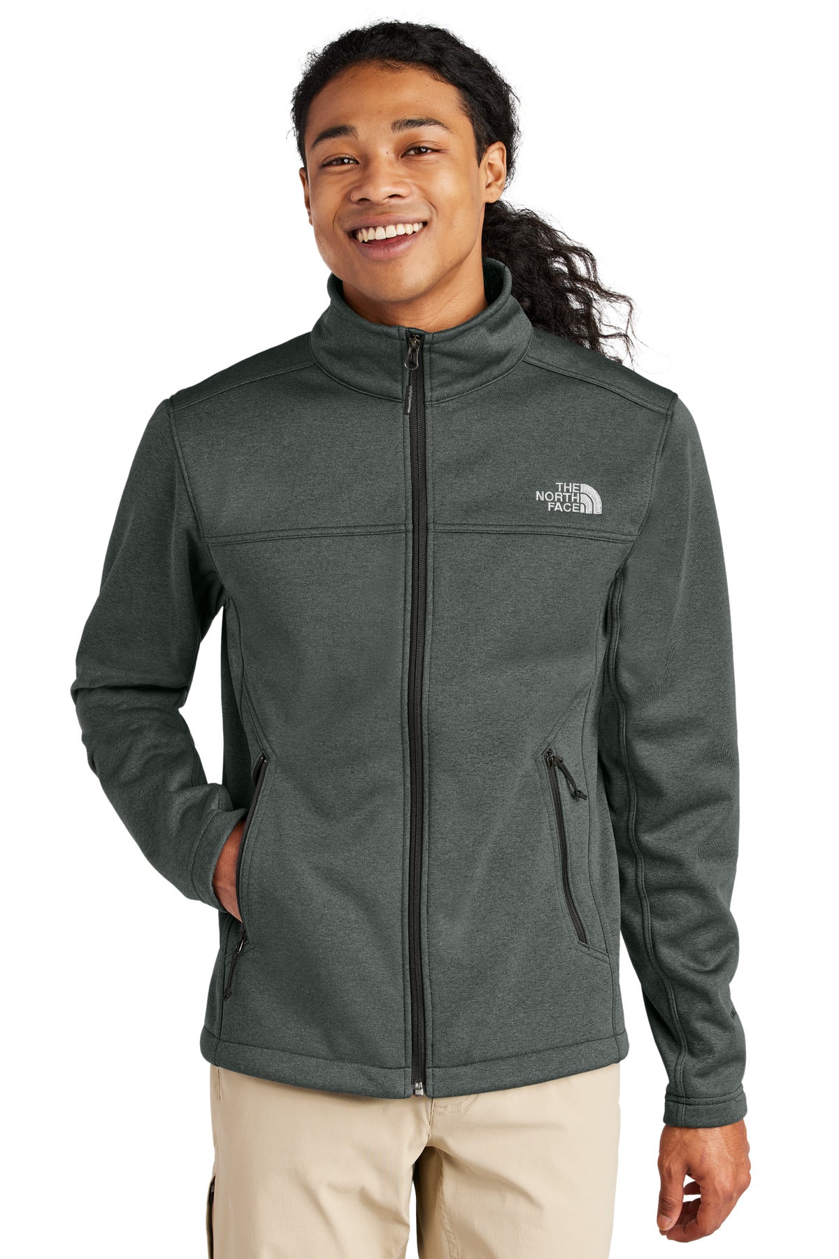 The North Face- The North Face® Chest Logo Ridgewall Soft Shell Jacket NF0A88D5-Medtech- 3