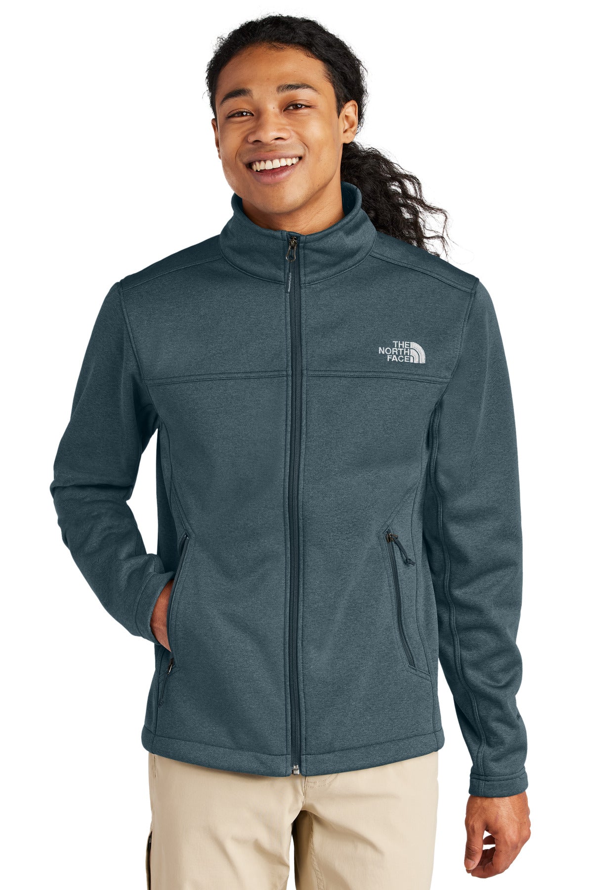 The North Face- The North Face® Chest Logo Ridgewall Soft Shell Jacket NF0A88D5-Medtech- 4