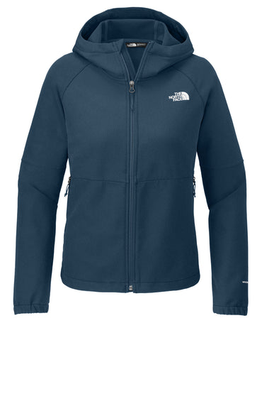 The North Face- The North Face® Women's Barr Lake Hooded Soft Shell Jacket NF0A8BUE-Medtech- 2