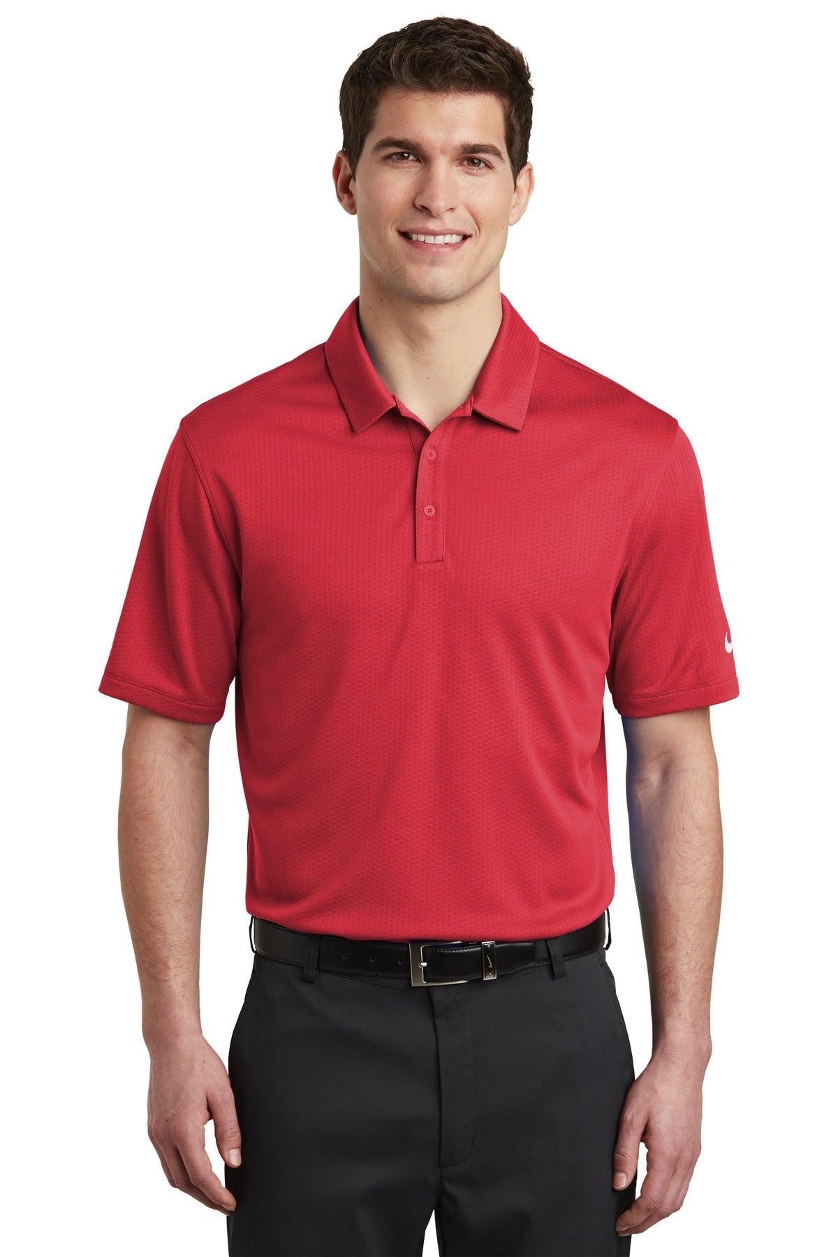 Nike- Nike Dri-FIT Hex Textured Polo. NKAH6266-Medtech- 5