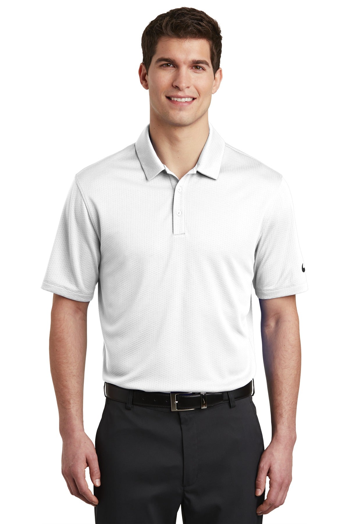 Nike- Nike Dri-FIT Hex Textured Polo. NKAH6266-Medtech- 6