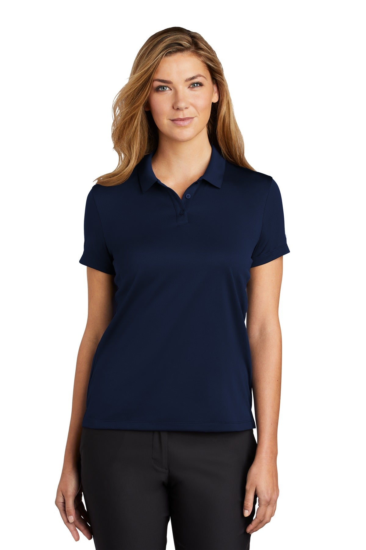 Nike- Nike Women's Dry Essential Solid Polo NKBV6043-Medtech- 3