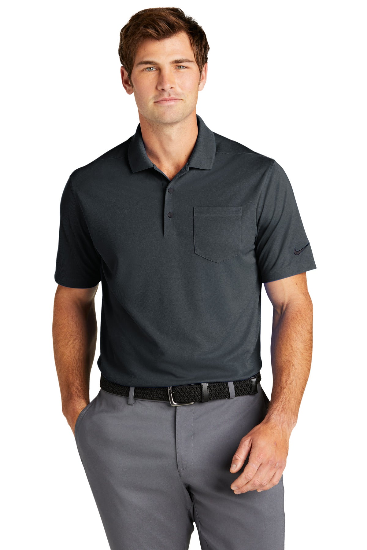 Nike- Nike Dri-FIT Micro Pique 2.0 Pocket Polo NKDC2103-Medtech- 1