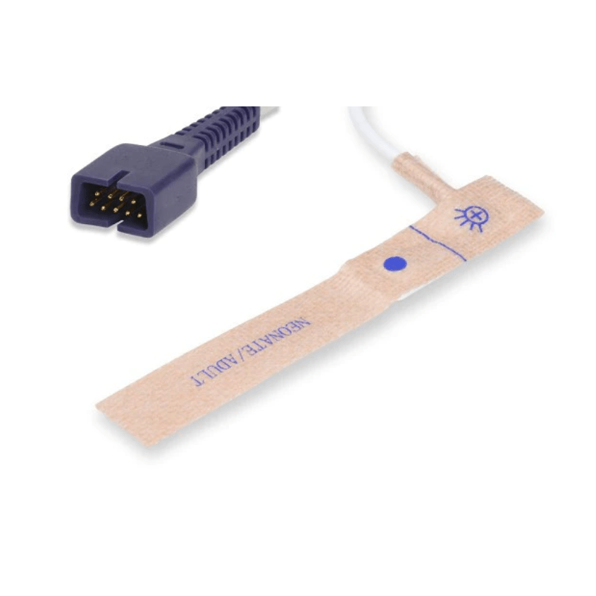 Nellcor™ Compatible Neonatal to Adult Disposable SpO2 Sensor, 3ft.